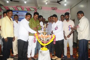 Inauguration ceremony of the new construction workers cooperative society